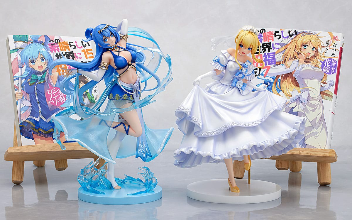 Konosuba God's blessing on this wonderful world! - PVC Statue Aqua: Light Novel 10th Anniversary Ver. 18 cm