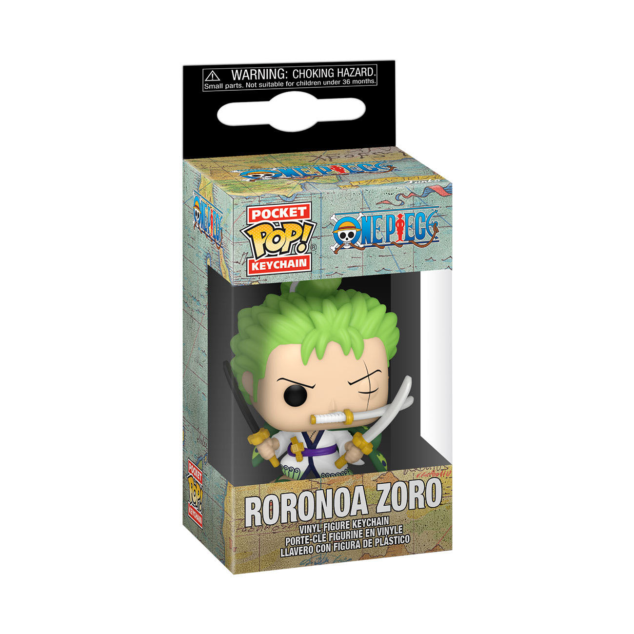 One Piece POP! Vinyl Schlüsselanhänger 4 cm Roronoa Zoro